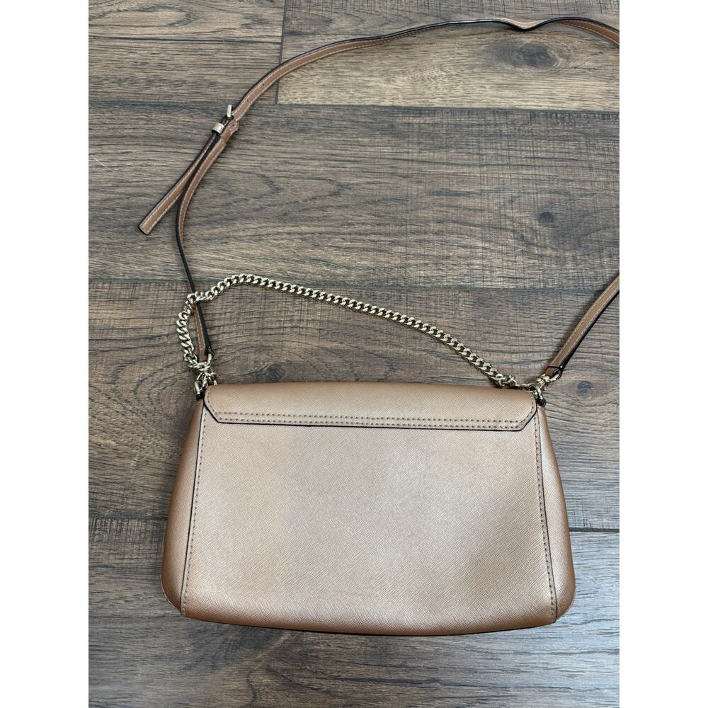 Kate Spade New York Greer Laurel Way Rose Gold Saffiano Leather Crossbody Bag - Picture 3 of 8
